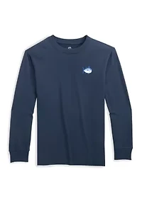 Boys 8-20 Long Sleeve Billfish Tourney Graphic T-Shirt