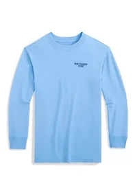 Boys 8-20 Long Sleeve Retro Sail Graphic T-Shirt