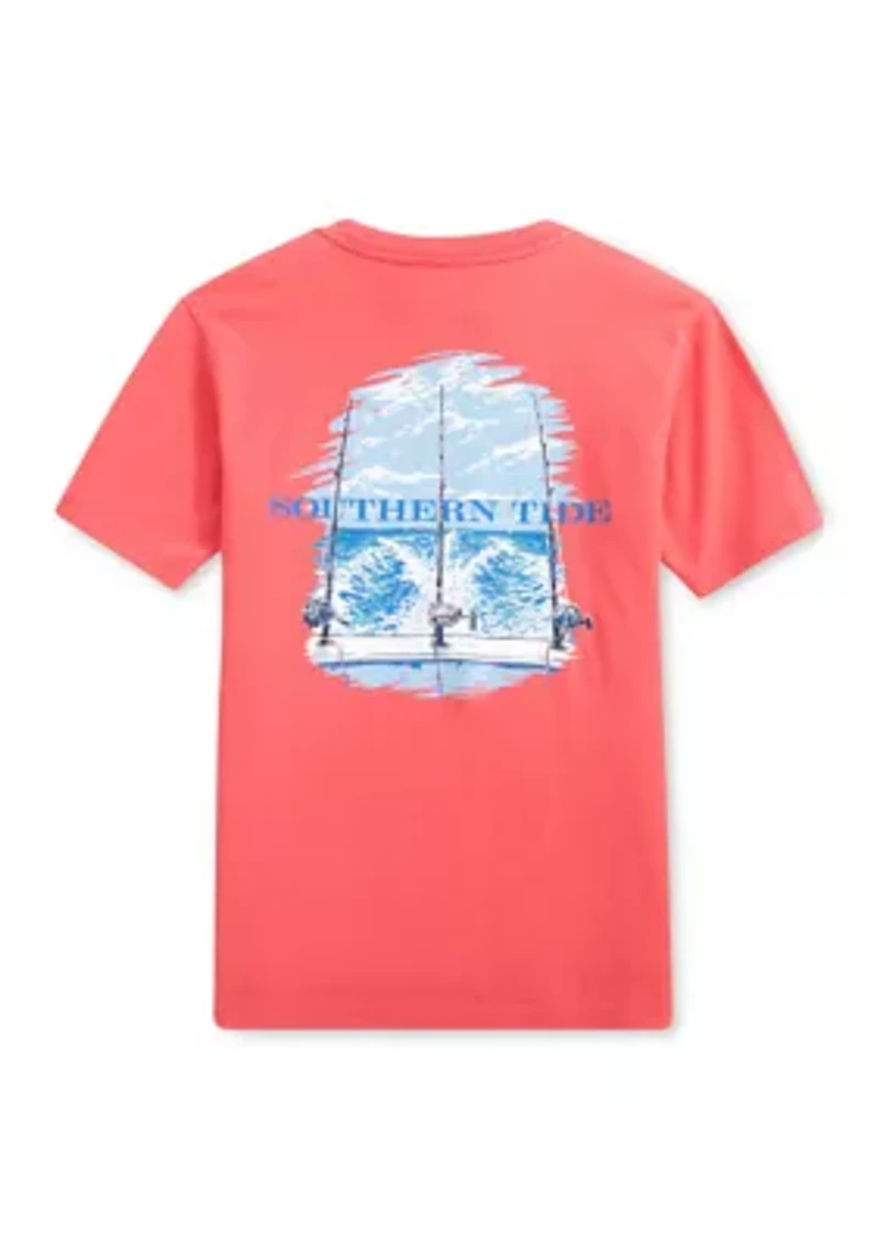 Boys 8-20 Youth Deep Sea Trolling Graphic T-Shirt