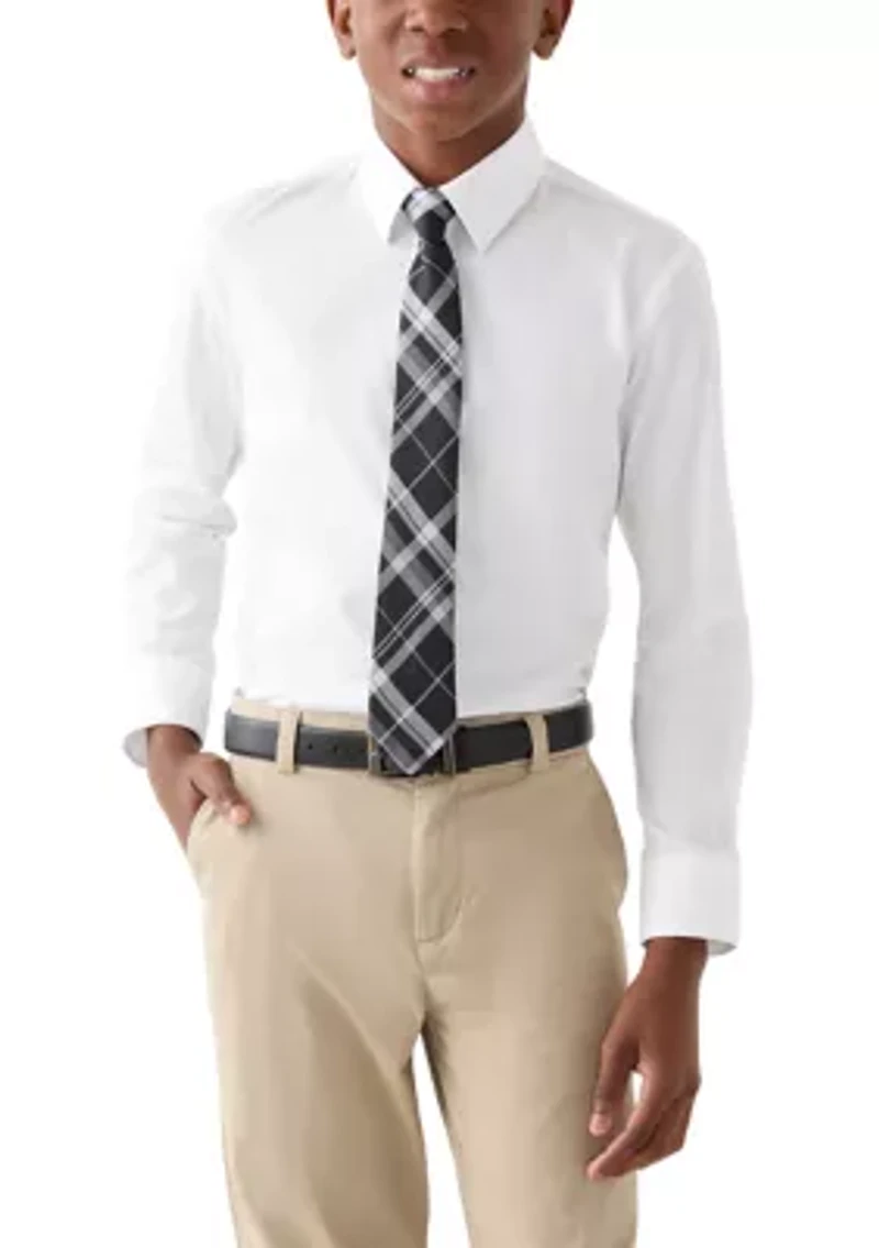 Boys 8-20 Shirt and Tie Set
