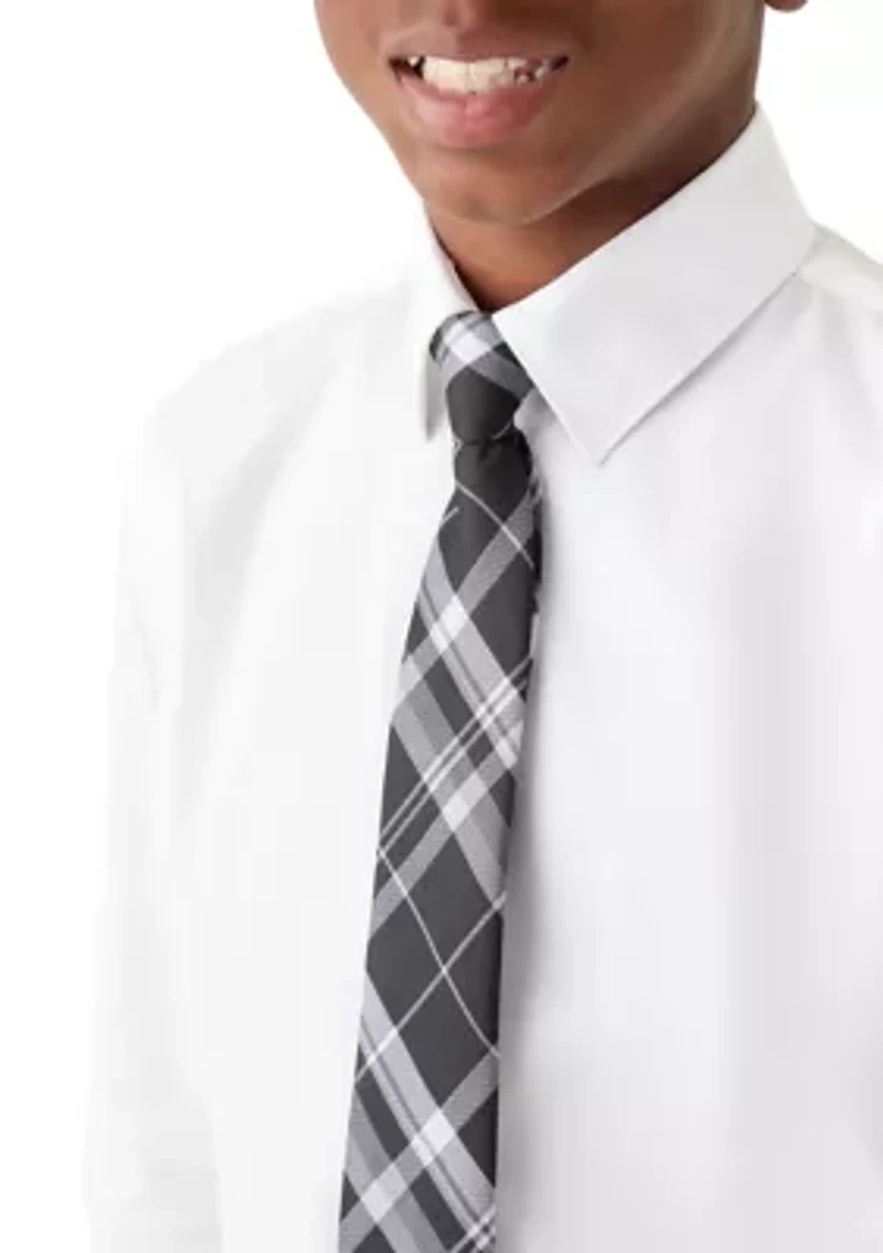Boys 8-20 Shirt and Tie Set