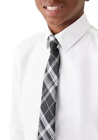 Boys 8-20 Shirt and Tie Set