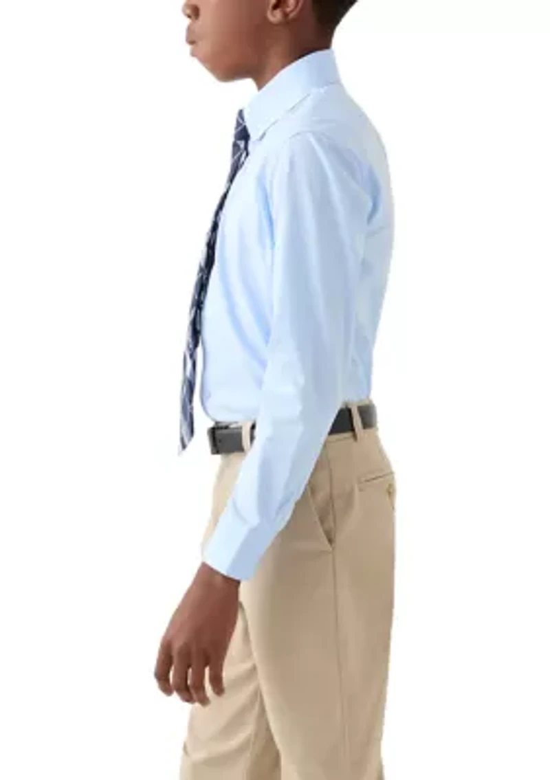 Boys 8-20 Classic Shirt and Tie Set