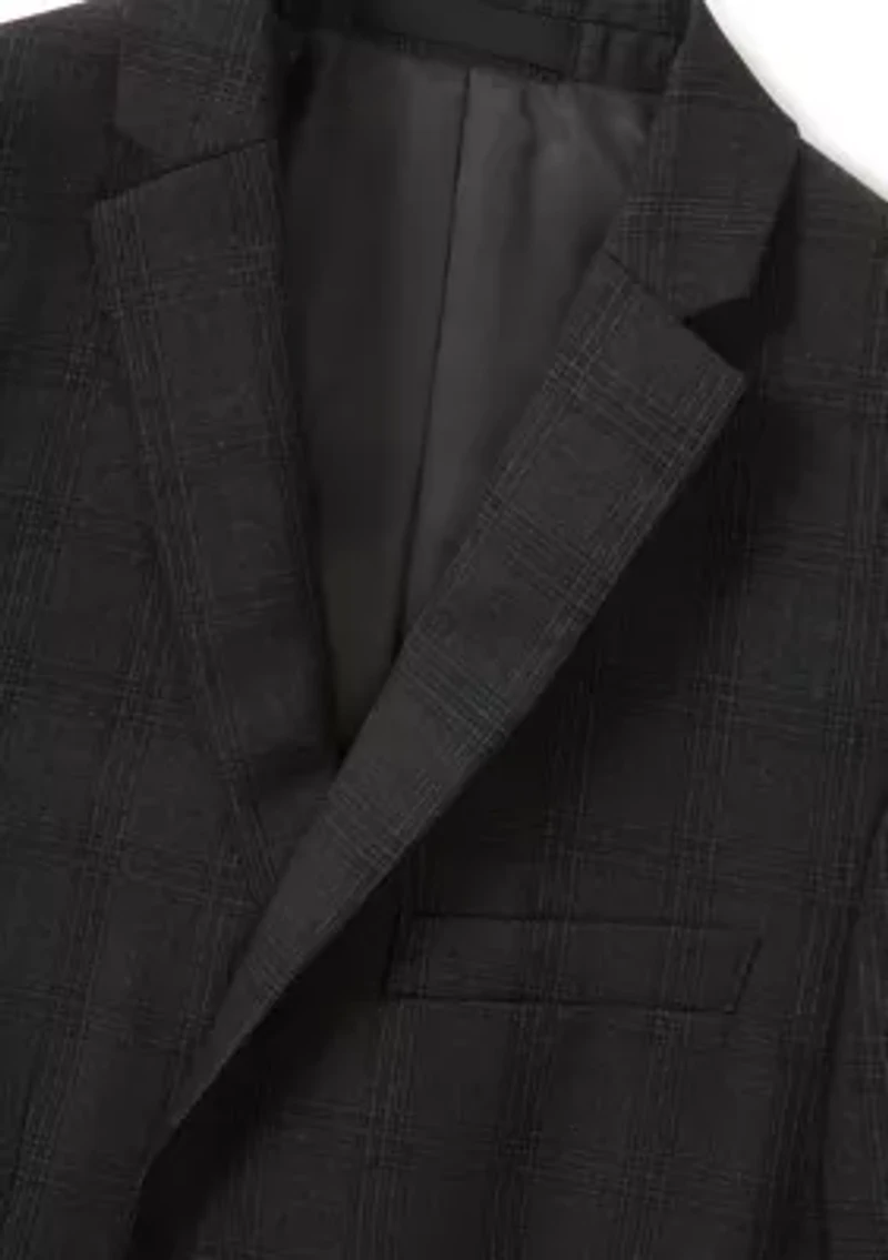 Boys 8-20 Plaid Blazer