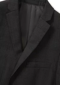 Boys 8-20 Plaid Blazer