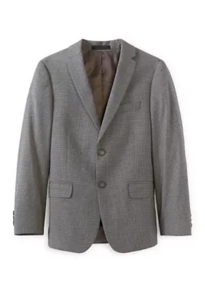 Boys 8-20 Check Print Blazer