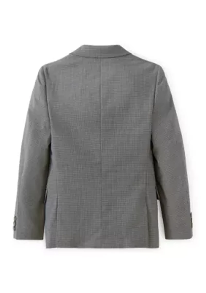 Boys 8-20 Check Print Blazer