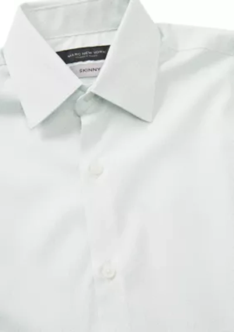 Boys 8-20 Blue/White Geo Dress Shirt