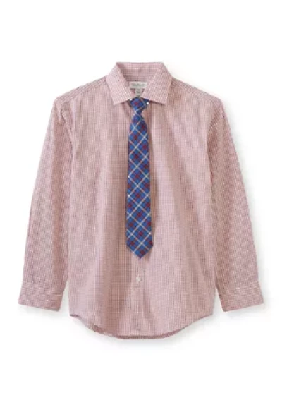 Boys 8-20 Dress Shirt Tie Set