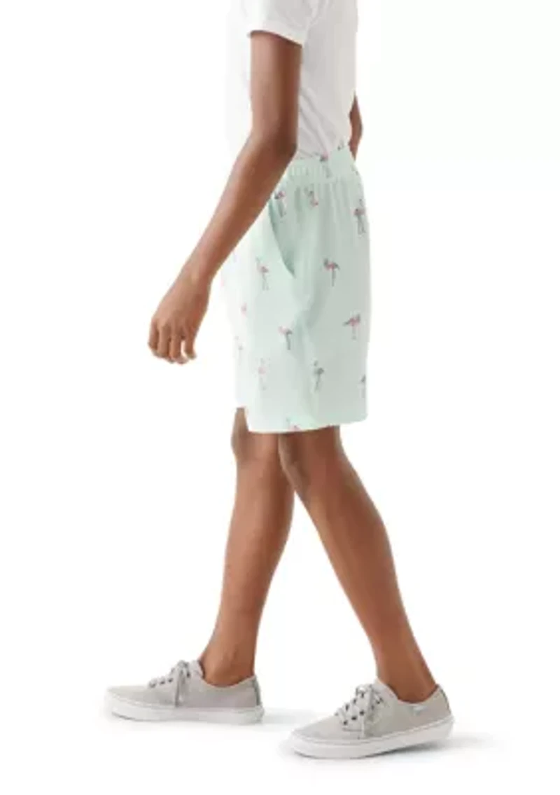 Boys 8-20 Flamingo Print Shorts