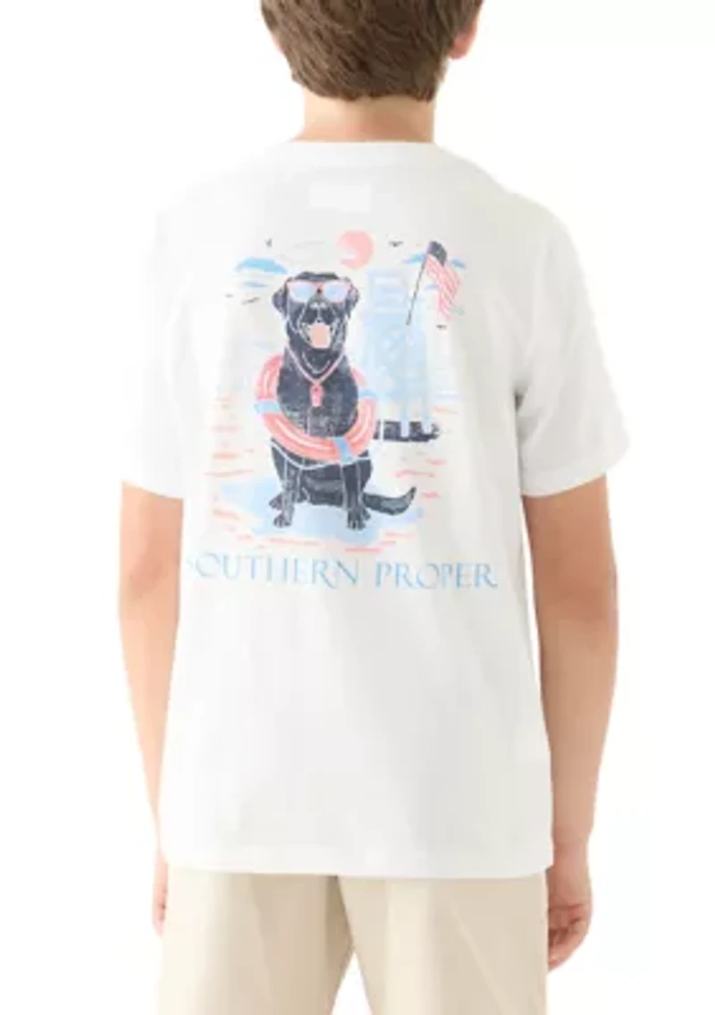 Boys 8-20 Lifeguard Dog T-Shirt
