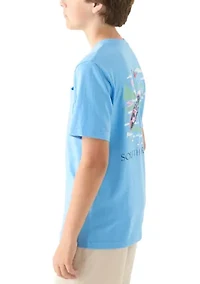 Boys 8-20 Short Sleeve Golf Dog Graphic T-Shirt
