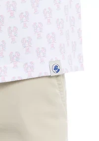 Boys 8-20 Lobster Printed Polo Shirt