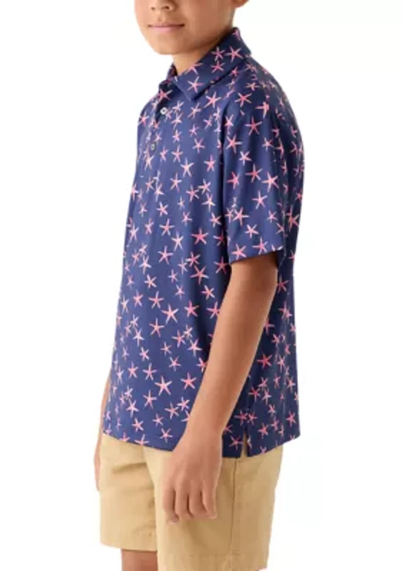 Boys 8-20 Starfish Polo Shirt