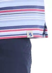 Boys 8-20 Patriotic Stripe Polo Shirt