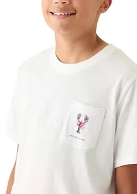 Boys 8-20 Patriotic Lobster T-Shirt