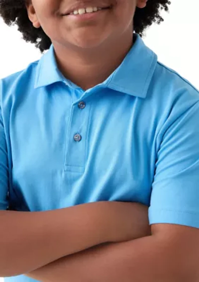 Boys 8-20 Solid Seaside Polo Shirt
