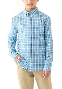 Boys 8-20 Long Sleeve Plaid Flannel Shirt