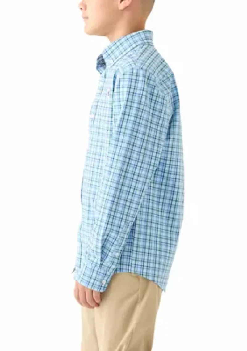 Boys 8-20 Long Sleeve Plaid Flannel Shirt