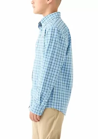 Boys 8-20 Long Sleeve Plaid Flannel Shirt