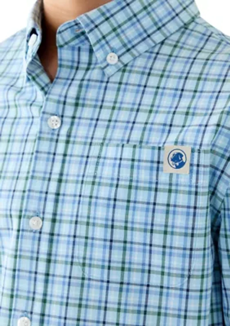 Boys 8-20 Long Sleeve Plaid Flannel Shirt