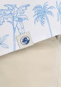 Boys 8-20 Printed Palm Woven Shirt