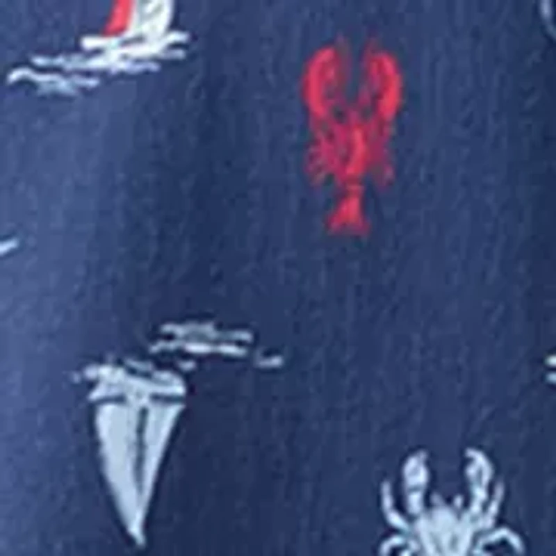 Boys 8-20 Patriotic Nautical Print Woven Button Up Shirt