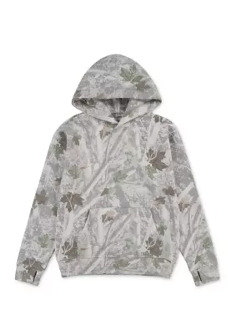 essential camo hoodie
