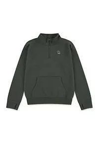 essential 1/4 zip pullover