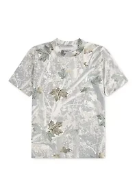 short sleeve camo print t-shirt
