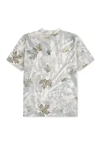 short sleeve camo print t-shirt