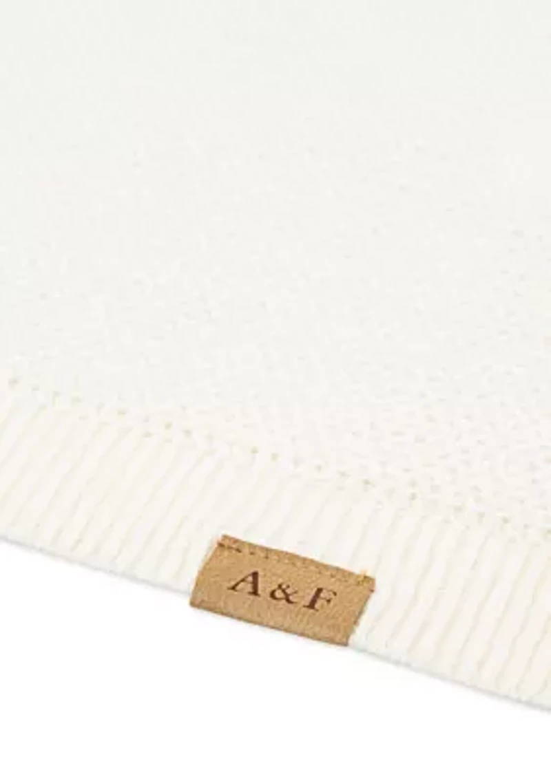 cotton short sleeve textured knit shirt