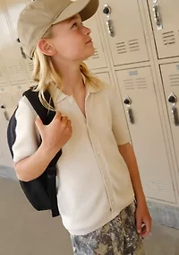 cotton short sleeve textured knit shirt