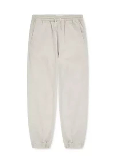slim twill joggers
