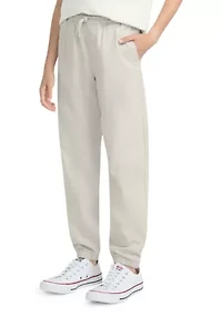 slim twill joggers