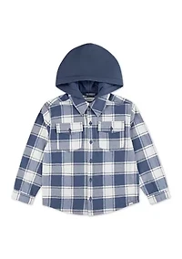 flannel with hood