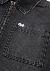 denim jacket with hood