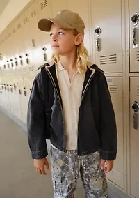 denim jacket with hood