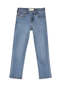 straight leg jeans