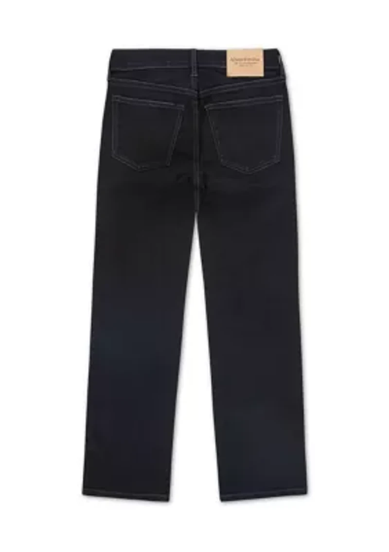straight leg jeans