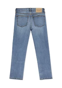 straight leg jeans