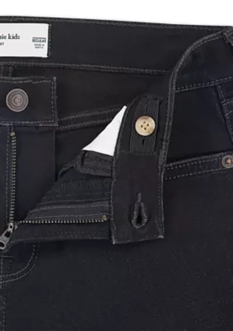 straight leg jeans