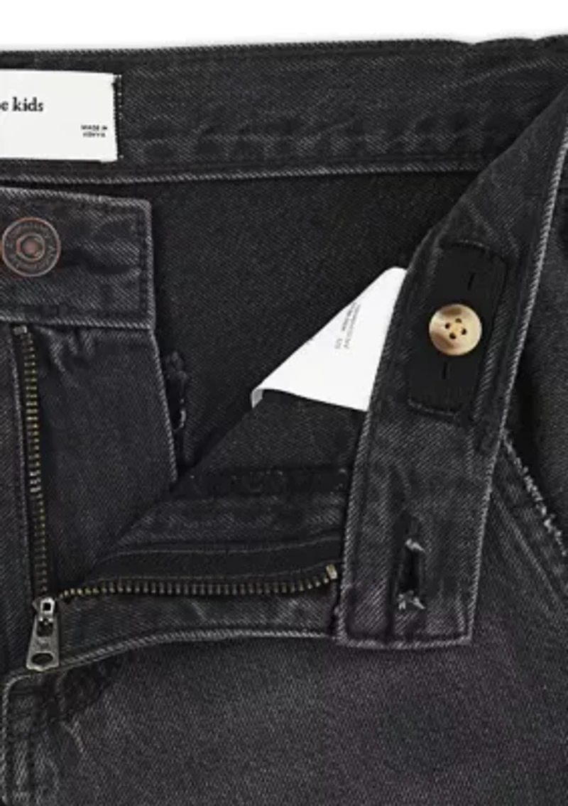 denim baggy cargo jeans
