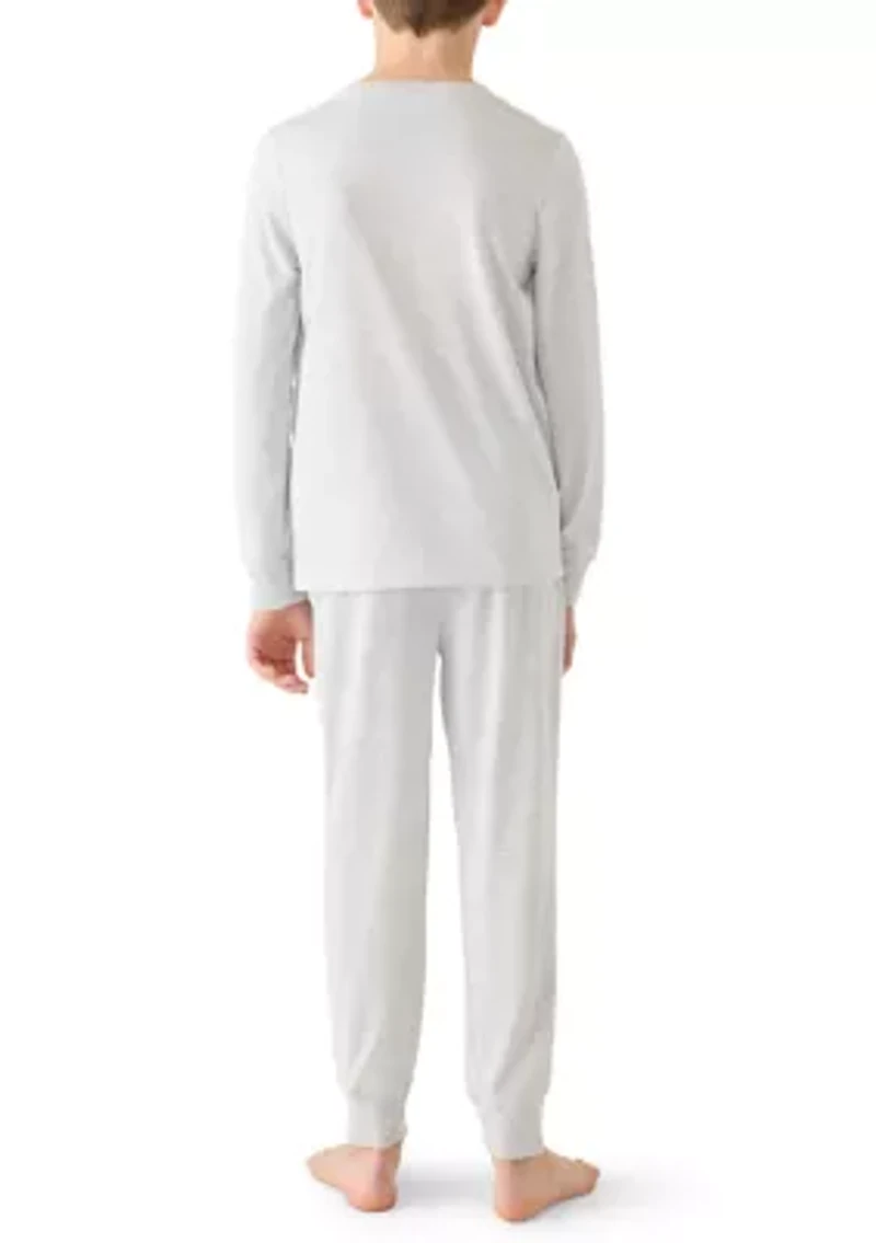 long sleeve jogger sleep set