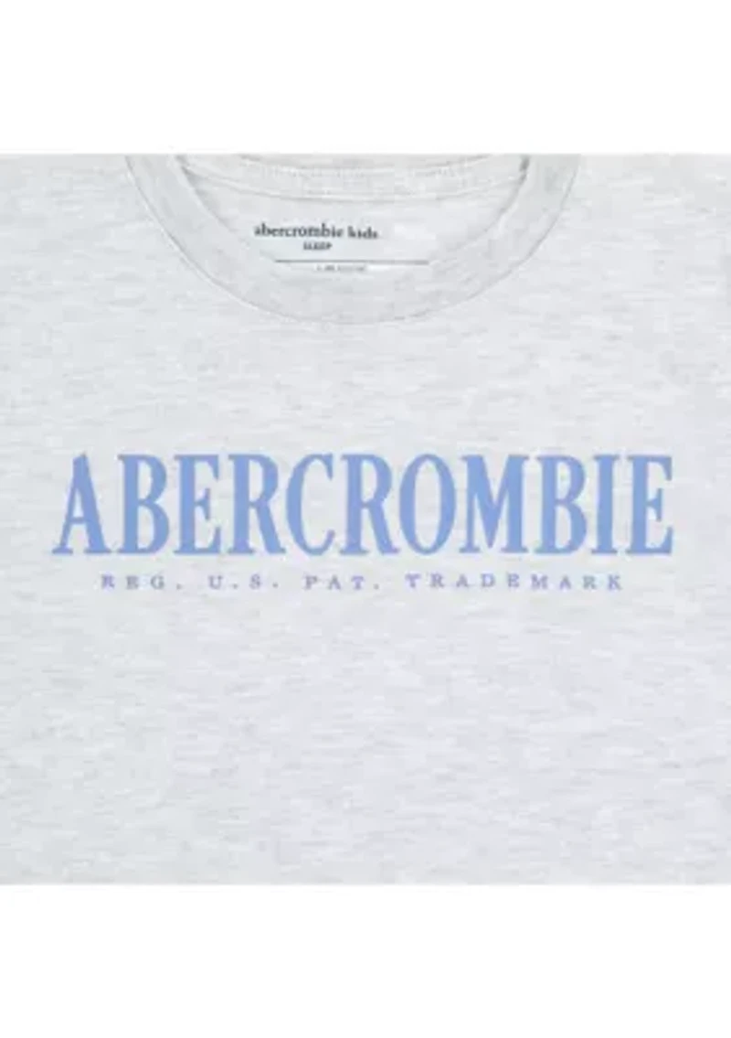 printed long sleeve jogger sleep set