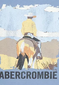 short sleeve cowboy graphic t-shirt