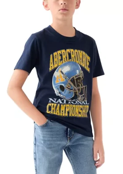 football short sleeve graphic t-shirt