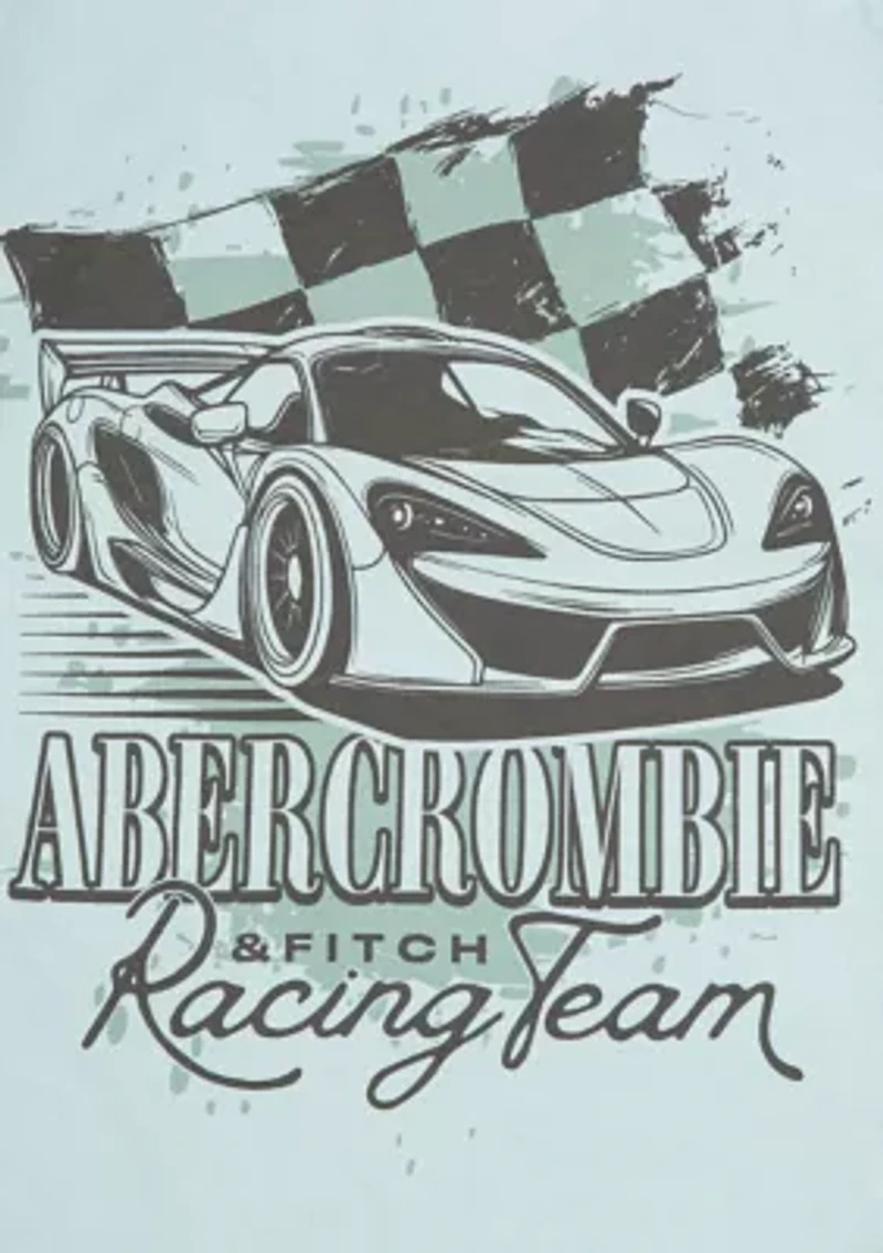 short sleeve racing graphic t-shirt