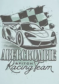 short sleeve racing graphic t-shirt