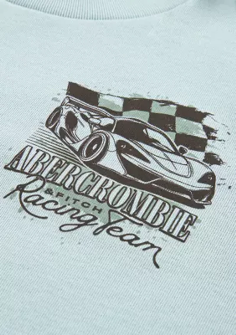 short sleeve racing graphic t-shirt